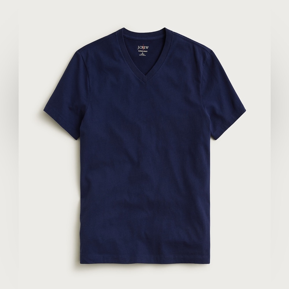 J Crew Tall sueded cotton V-neck T-shirt BW868